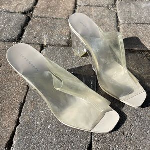 Zara clear heels